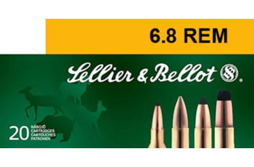 Image of Sellier &amp; Bellot 6.8 Remington 110 Grain Plastic Tip Special Rifle Ammo, 20 Rounds, SB68B