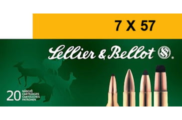 Image of Sellier &amp; Bellot 7x57 140 Grain Full Metal Jacket Rifle Ammo, 20 Rounds, SB757A
