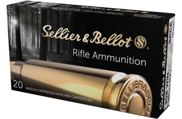 Image of Sellier &amp; Bellot 308 Winchester 180 Grain Soft Point Cut-Through Edge Rifle Ammunition