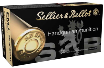 Image of Sellier &amp; Bellot 38 Special 158 Grain Full Metal Jacket Pistol Ammunition