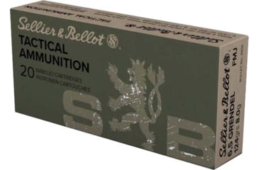 Image of Sellier &amp; Bellot 6.5 Crendel 124 Grain Full Metal Jacket Rifle Ammunition