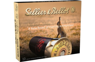 Image of Sellier &amp; Bellot SB 12 Gauge 12 Pellet 2.75in Shotgun #1 Buckshot Ammunition