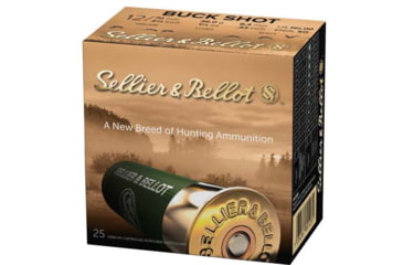 Image of Sellier &amp; Bellot SB 12 Gauge 12 Pellet 2.75in Shotgun Buckshot Ammunition