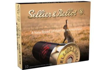 Image of Sellier &amp; Bellot SB 12 Gauge 12 Pellet 2.75in Shotgun Buckshot Ammunition