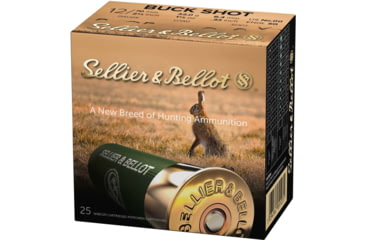 Image of Sellier &amp; Bellot SB 12 Gauge 9 Pellet 2.75in Shotgun Buckshot Ammunition