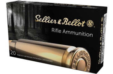 Image of Sellier &amp; Bellot 300 Winchester Magnum 180 Grain Soft Point Cut-Through Edge Rifle Ammunition
