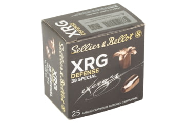 Image of Sellier &amp; Bellot Sport Shooting 38 Special 110 Grain Hollow Point Pistol Ammo, 25 Rounds, SB38XA