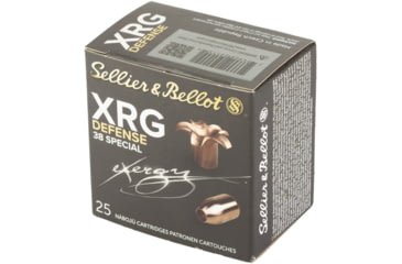 Image of Sellier &amp; Bellot Sport Shooting 38 Special 110 Grain Hollow Point Pistol Ammo, 25 Rounds, SB38XA
