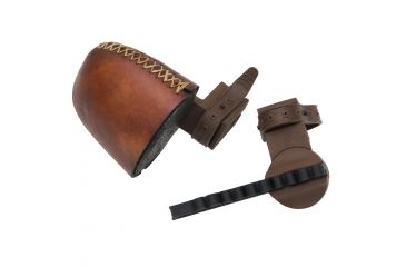 Image of Selway Strap-On Bow Quiver, Recurve/Longbow Rawhide 6Arrow SOR6