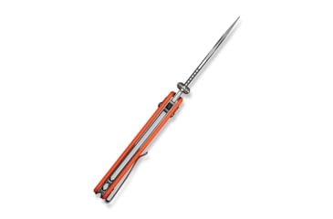 Image of SENCUT Glenspar Thumb Stud &amp; Crossbar Lock Knife Orange G10 Handle 3.45inch Satin Finished 9cr18mov Blade