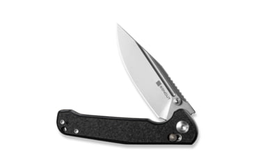 Image of SENCUT Glenspar Thumb Stud &amp; Crossbar Lock Knife Black Shredded G10 Handle 3.45inch Stonewashed 9cr18mov Blade