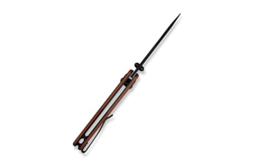 Image of SENCUT Glenspar Thumb Stud &amp; Crossbar Lock Knife Brown Canvas Micarta Handle 3.45inch Black 9cr18mov Blade