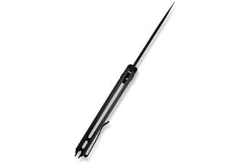 Image of SENCUT Squiggy Flipper &amp; Thumb Hole &amp; Button Lock Knife Black / Green G10 Handle - S24082A-2