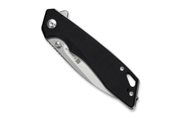 Image of SENCUT Stratex Flipper &amp; Thumb Stud Knife Black G10 Handle 3.17inch Satin Finished 9cr18mov Blade