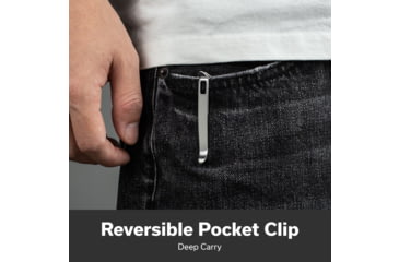 Image of SENCUT Stratex Flipper &amp; Thumb Stud Knife Black G10 Handle 3.17inch Satin Finished 9cr18mov Blade