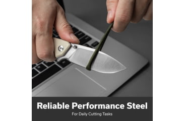 Image of SENCUT Stratex Flipper &amp; Thumb Stud Knife Ivory G10 Handle 3.17inch Satin Finished 9cr18mov Blade