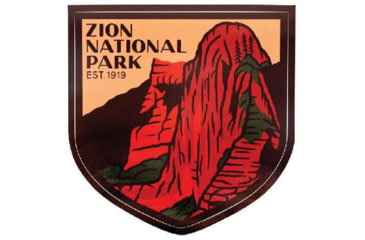 Image of Sendero Provisions Co. National Park Sticker, Zion National Park, ZION STICKER