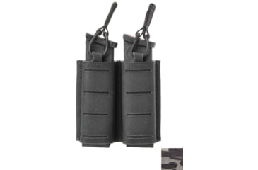 Image of Sentry Gunnar Side By Side Double Pistol Mag Pouch, 10mm/.45 Caliber, Multi-Cam Black, Double, 25NP17MB