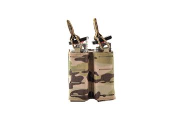 Image of Sentry Pistol Double Mag Pouch Side by Side Staggered Column, Black, 25NP04BK