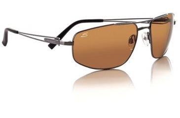 Image of Serengeti Augusto Sunglasses 7116 - Shiny Gun Frame, Drivers Polarized Lenses