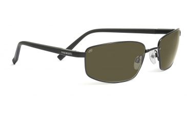 Image of Serengeti Agazzi Sunglasses - Satin Black Frame, Polar PhD 555nm Lenses 7561