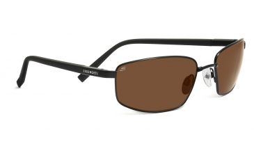Image of Serengeti Agazzi Sunglasses - Satin Black Frame, Polar PhD Drivers Lenses 7563