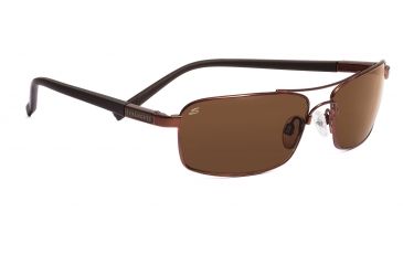 Image of Serengeti Pareto Sunglasses - Shiny Light Brown Frame, Polar PhD Drivers Lenses 7572