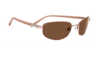 Image of Serengeti Piero Sunglasses - Satin Dark Brown/Shiny Cognac Frame, Drivers Gold Polarized Lenses 7641
