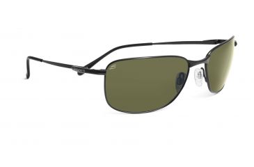 Image of Serengeti Agata Sunglasses - Satin Black Frame, 555nm Polarized Lenses 7584
