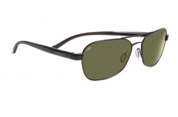 Image of Serengeti Agazzi Sunglasses - Shiny Gunmetal Frame, Polar PhD Sedona Lenses 7562