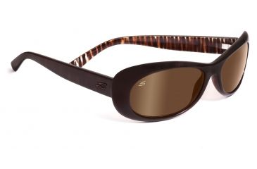 Image of Serengeti Bella Sunglasses - Bronze Zebra Frame, Drivers Gold Polarized Lenses 7630