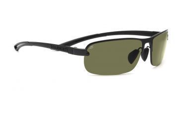 Image of Serengeti Strato Sunglasses - Satin Black Frame, Polar PhD 555nm Lenses 7680