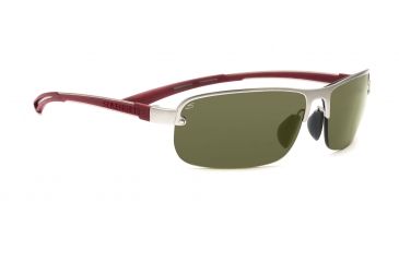 Image of Serengeti Strato Sunglasses - Satin Silver Frame, Polar PhD 555nm Lenses 7684