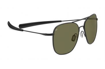 Image of Serengeti Aerial Sunglasses, Satin Black Frame, 555nm Lens, 7976
