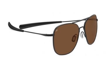 Image of Serengeti Aerial Single Vision Prescription Sunglasses, Satin Black Frame-7975SV