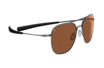 Image of Serengeti Aerial Single Vision Prescription Sunglasses, Shiny Hematite Frame-7979SV