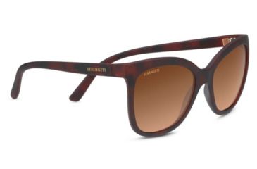 Image of Serengeti Agata Progressive Prescription Sunglasses, Matte Red Tortoise Frame, Photochromic, 8778PR