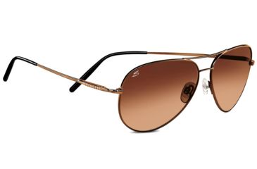 Image of Serengeti Aviator Sunglasses, Medium - 59mm, Henna Frame, Drivers Gradient Lens 6826