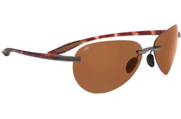 Image of Serengeti Azione Sunglasses Shiny Tortoise Frame Polar Phd Drivers Lenses 7536