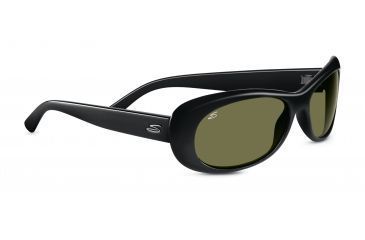 Image of Serengeti Bella  Sunglasses, Shiny Black Frame, Polarized 555nm Lens, 8206