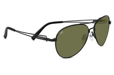 Image of Serengeti Brando Single Vision Prescription Sunglasses, Satin Black Frame-7886SV