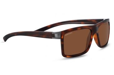 Image of Serengeti Brera Sunglasses, Satin Tortoise/Satin Medium Gunmetal, Polarized Drivers Lenses, 8544