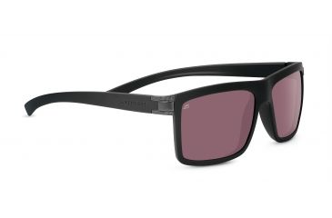 Image of Serengeti Brera Sunglasses, Sanded Black Frame, Polarized Sedona Lenses, 8213