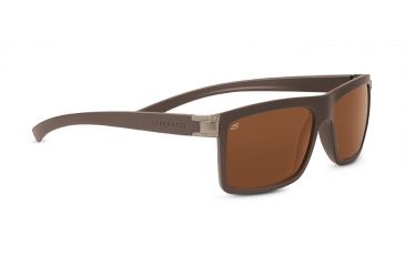 Image of Serengeti Brera Sunglasses, Sanded Dark Brown Frame, Polarized Drivers Lenses, 7926