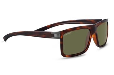 Image of Serengeti Brera Sunglasses, Matte Tortoise / Matte Medium Gunmetal Frame, Mineral Polarized 555nm Lenses, 7929
