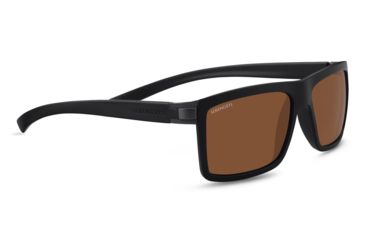 Image of Serengeti Brera Sunglasses, Sanded Black / Matte DarkGunmetal Frame, Mineral Polarized Drivers Lenses, 7930