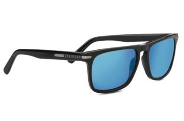 Image of Serengeti Carlo Large Progressive Prescription Sunglasses, Shiny Black Frame, Polarized, Photochromic, 8692PR