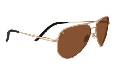 Image of Serengeti Carrara  Sunglasses, Satin Soft Gold Frame, Polarized Drivers Lens, 8296