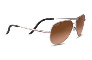 Image of Serengeti Carrara Small, Polarized Drivers Gradient, Aviator , Unisex, Satin Rose Gold, Small 8552
