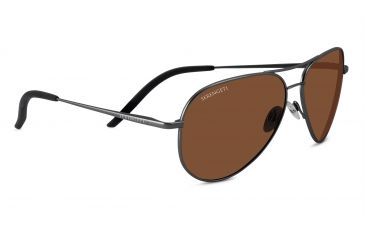 Image of Serengeti Carrara Sunglasses, Shiny Gunmetal Frame, Polarized Drivers Lens, 8297